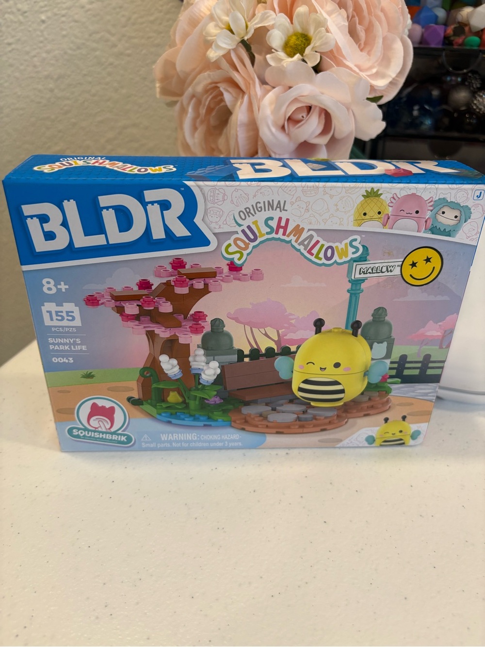 BLDR Squishmallows Sunny's Park Life Building Set - Yellow Bee 🐝 New